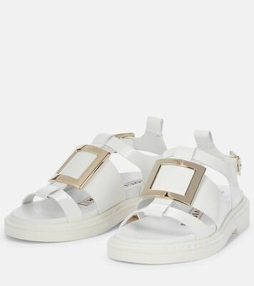 Sandalen Viv' Rangers aus Lackleder | Roger Vivier