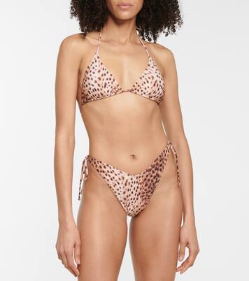 Haut de bikini Susan à motif léopard | Reina Olga