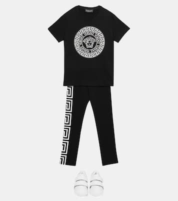 Leggings Greca aus Jersey | Versace Kids