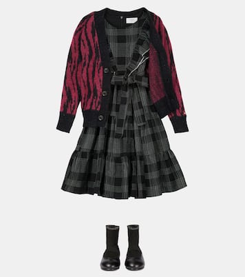 Wool and cotton-blend cardigan | Paade Mode