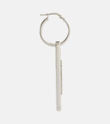 Einzelner Ohrring mit Kristallen | Prada