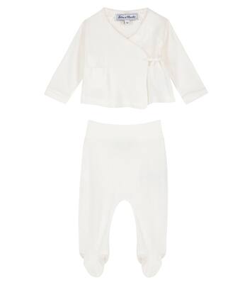 Baby set of cotton cardigan and leggings | Tartine et Chocolat