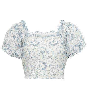 Cropped-Top Melina | LoveShackFancy