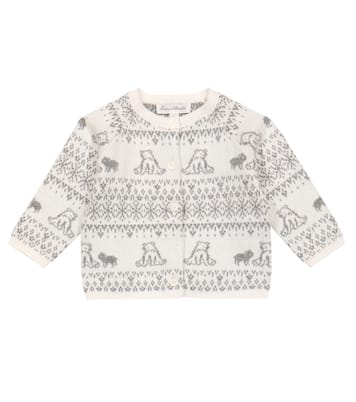 Baby Cardigan aus Baumwolle und Kaschmir | Tartine et Chocolat