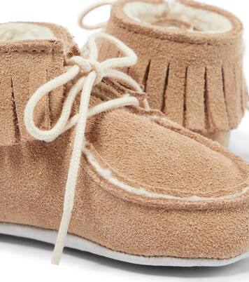 Baby fringed suede boots | Tartine et Chocolat