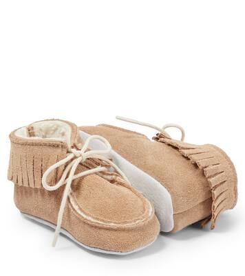 Baby fringed suede boots | Tartine et Chocolat