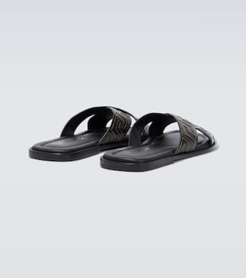 Palas Greca de piel | Versace