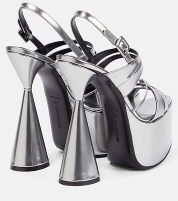 Plateausandalen Belle aus Leder | D'Accori