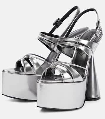 Plateausandalen Belle aus Leder | D'Accori