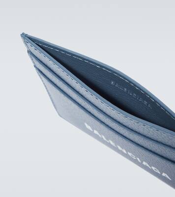 Cash leather card holder | Balenciaga