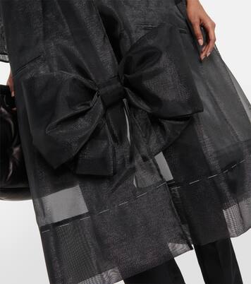 Bow-detail coat | Maison Margiela