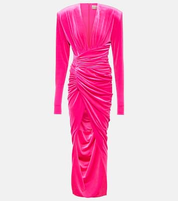 Robe midi en velours | Alexandre Vauthier