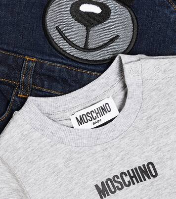 Bebé - set de camiseta y peto Teddy Bear | Moschino Kids