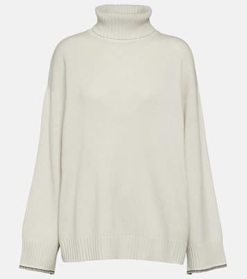 Rollkragenpullover aus Wolle, Kaschmir und Seide | Brunello Cucinelli