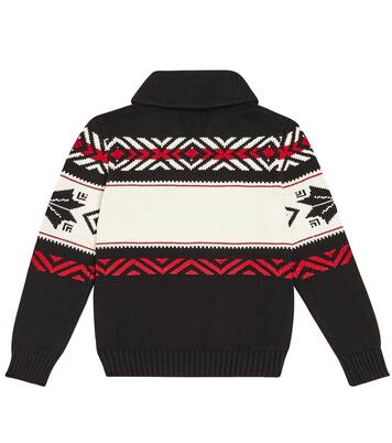 Logo intarsia cotton sweater | Polo Ralph Lauren Kids