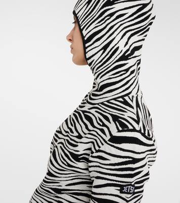 Felpa Zoey in jacquard con stampa | Jet Set