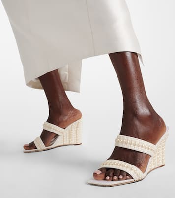 Bridal Verzierte Wedge-Sandalen Sacoria 85 | Jimmy Choo