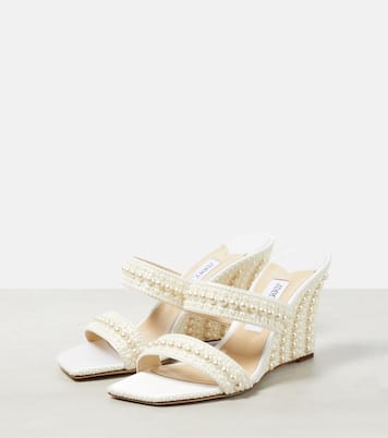 Bridal Verzierte Wedge-Sandalen Sacoria 85 | Jimmy Choo