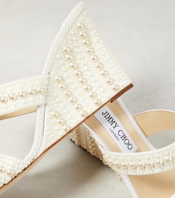 Bridal Verzierte Wedge-Sandalen Sacoria 85 | Jimmy Choo