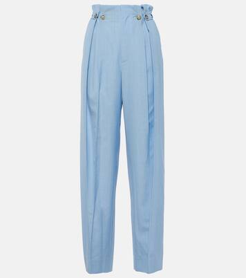 Weite Hose aus Wolle | Victoria Beckham