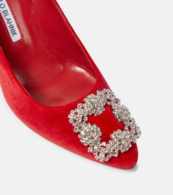 Hangisi velvet pumps | Manolo Blahnik
