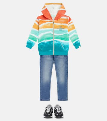 Sudadera con capucha de algodón estampada | Scotch & Soda Kids