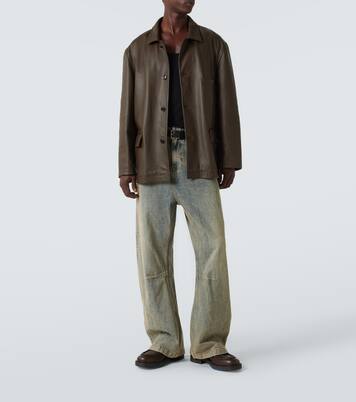Weite Low-Rise-Jeans Gem | Entire Studios