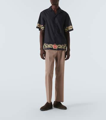 Floral cotton bowling shirt | Etro