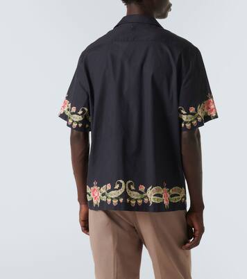 Floral cotton bowling shirt | Etro