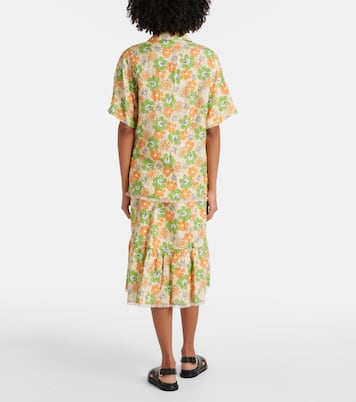 Bedrucktes Hemd aus Leinen | Marni