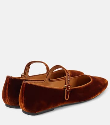 Velvet Mary Jane flats | Tod's