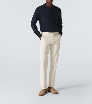 Amalfi cotton polo shirt | Rubinacci