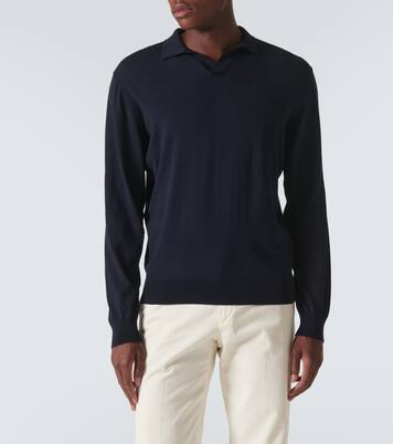 Amalfi cotton polo shirt | Rubinacci