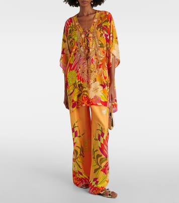 Verziertes Minikleid aus Seide | Camilla