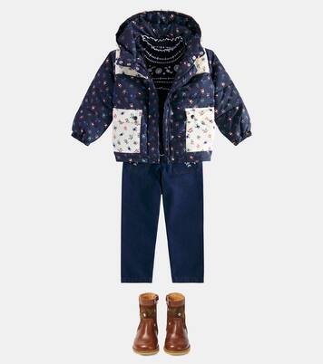Heaven floral patchwork puffer jacket | The New Society