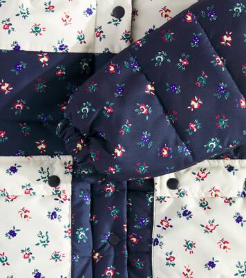 Heaven floral patchwork puffer jacket | The New Society