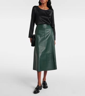 Moldava silk-blend satin top | Max Mara