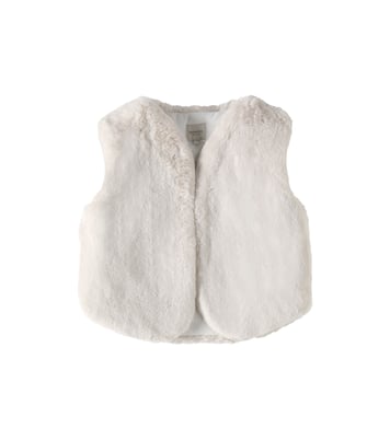 Pimmy faux shearling vest | Donsje