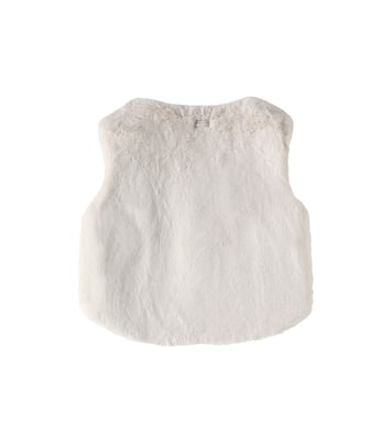 Pimmy faux shearling vest | Donsje