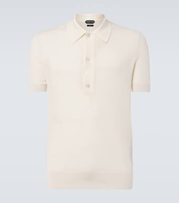 Cotton and silk polo shirt | Tom Ford