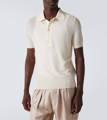 Cotton and silk polo shirt | Tom Ford