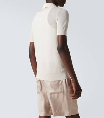 Cotton and silk polo shirt | Tom Ford