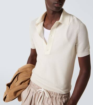 Cotton and silk polo shirt | Tom Ford