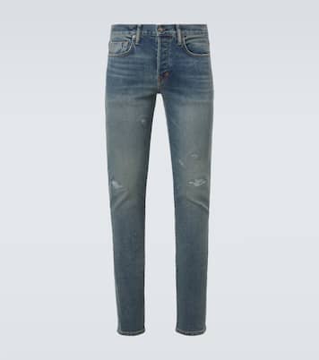 Distressed straight jeans | Tom Ford