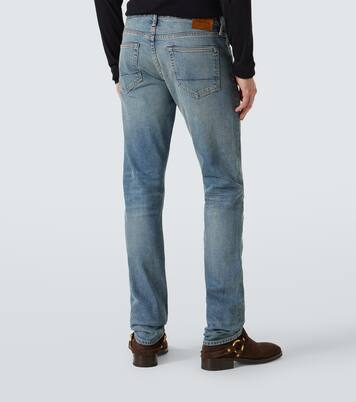 Distressed straight jeans | Tom Ford