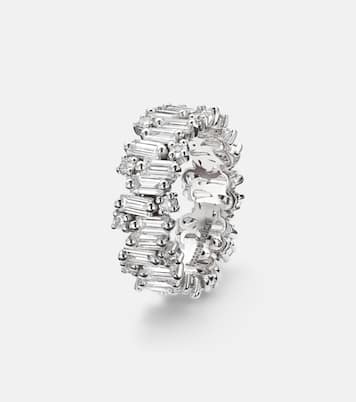 Ring Shimmer Audrey aus 18kt Weißgold mit Diamanten | Suzanne Kalan