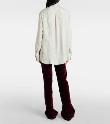 Schluppenbluse aus Satin | Tod's