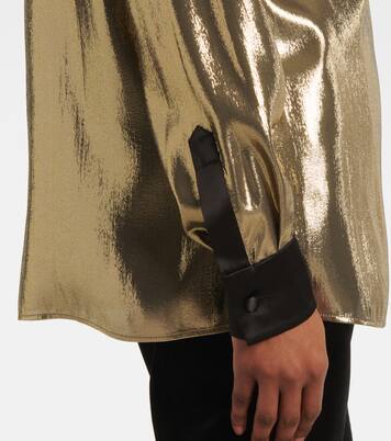 Blusa in misto seta con lamé  | Dolce&Gabbana
