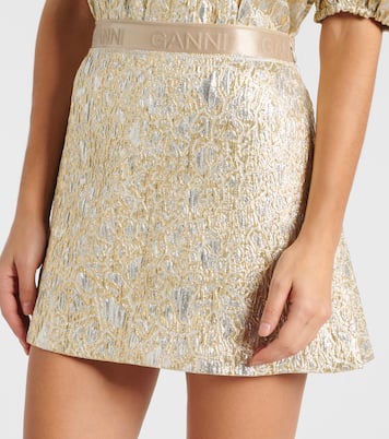 Minirock aus Brokat | Ganni