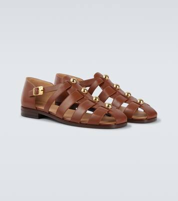 Studded leather fisherman sandals | Valentino Garavani